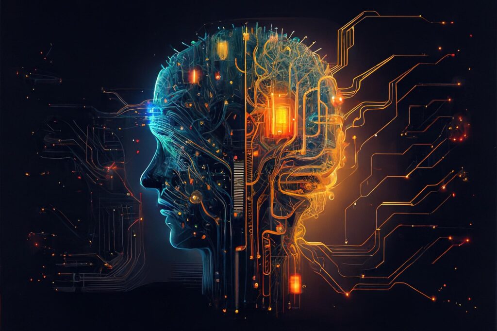 ai generated image reflecting SEO in the age of generative AI